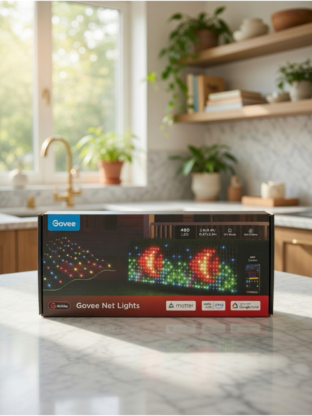 Govee 480 LED Net Lights Smart Holiday Lights